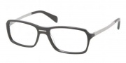 Prada PR 15NV Eyeglasses Eyeglasses - BRO1O1 Top Black Saffiano