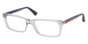 Prada Sport PS 02CV Eyeglasses Eyeglasses - AAA1O1 Smoke Crystal