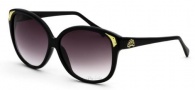 Black Flys Sunglasses Fly Heel  Sunglasses - Shiny Black 
