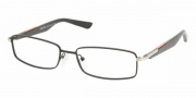 Prada Sport PS 54BV Eyeglasses Eyeglasses - 1BO1O1 Black Demi Matte