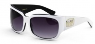 Black Flys Zipper Fly Sunglasses Sunglasses - White / Black 