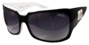 Black Flys Zipper Fly Sunglasses Sunglasses - Black / White 