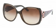 Bvlgari BV8078 Sunglasses Sunglasses - 967/13 Dark Havana / Brown Gradient