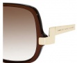 Marc by Marc Jacobs MMJ 087/S Sunglasses Sunglasses - OKWJ Chocolate Gold (02 Brown Gradient Lens)