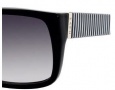 Marc by Marc Jacobs MMJ 096/S Sunglasses Sunglasses - OBU8 Black / Black White (JJ Gray Gradient Lens)