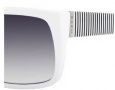 Marc by Marc Jacobs MMJ 096/S Sunglasses Sunglasses - OBWW White / White Black (9C Dark Gray Gradient Lens)