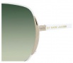 Marc by Marc Jacobs MMJ 098/S Sunglasses Sunglasses - OC29 White (I0 Green Gradient Lens)