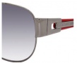 Marc by Marc Jacobs MMJ 107/S Sunglasses Sunglasses - ONK7 Dark Ruthenium / Red (7V Gray Gradient Lens)
