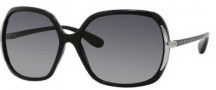 Marc by Marc Jacobs MMJ 115/P/S Sunglasses Sunglasses - D28P Black (RV Gray Shaded Polarized Lens)