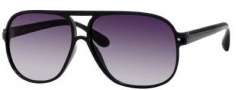 Marc by Marc Jacobs MMJ 136/S Sunglasses Sunglasses - 0D28 Shiny Black (JJ Gray Gradient Lens)