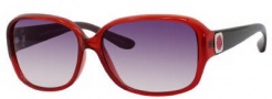 Marc by Marc Jacobs MMJ 142/S Sunglasses Sunglasses - OZ06 Red Gray (9C Dark Gray Gradient Lens)