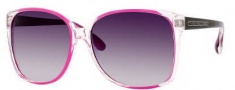 Marc by Marc Jacobs MMJ 157/S Sunglasses Sunglasses - OM7S Crystal Fuchsia Black (JJ Gray Gradient Lens)