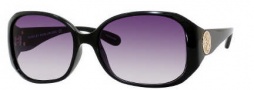Marc by Marc Jacobs MMJ 166/S Sunglasses Sunglasses - 0D28 Shiny Black (9C Dark Gray Gradient Lens)