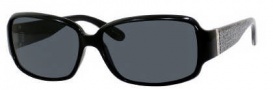 Marc by Marc Jacobs MMJ 168/P/S Sunglasses Sunglasses - 0D28 Shiny Black (RA Gray Polarized Lens)