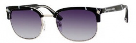 Marc by Marc Jacobs MMJ 171/S Sunglasses Sunglasses - 0QK5 Black Cream White Zebra (JJ Gray Gradient Lens)