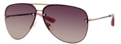 Marc by Marc Jacobs MMJ 204/S Sunglasses Sunglasses - 0AU2 Gold Red (DZ Mauve Lens)
