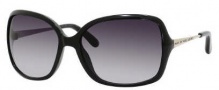 Marc by Marc Jacobs MMJ 218/S Sunglasses Sunglasses - OQKJ Shiny Black / Gold (JJ Gray Gradient Lens)