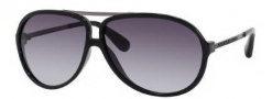 Marc by Marc Jacobs MMJ 220/S Sunglasses Sunglasses - OKKL Black / Dark Ruthenium (JJ Gray Gradient Lens)
