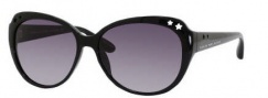 Marc by Marc Jacobs MMJ 232/S Sunglasses Sunglasses - 0D28 Shiny Black (DX Dark Gray Shaded Lens)