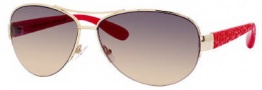 Marc by Marc Jacobs MMJ 242/S Sunglasses Sunglasses - OWEA Gold Geranium (Fl Dark Gray Gradient Lens)