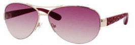 Marc by Marc Jacobs MMJ 242/S Sunglasses Sunglasses - OWE2 Gold Red Burgundy (PB Pink Gradient Lens)