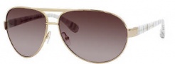 Marc by Marc Jacobs MMJ 245/S Sunglasses Sunglasses - 0WA0 Gold White Gray (CC Brown Gradient Lens)