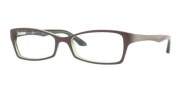 Ray-Ban RX5234 Eyeglasses Eyeglasses - 5051 Top Brown on Transparent Green