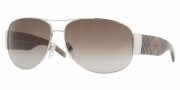 Burberry BE3020M Sunglasses Sunglasses - 100513 Silver / Brown Gradient