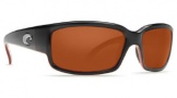 Costa Del Mar Caballito Sunglasses Black Coral Frame Sunglasses - Coper / Costa 580P