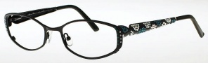Caviar 1707 Eyeglasses Eyeglasses - (16) Brown w/ Clear Crystal Stones 