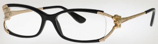 Caviar 1811 Eyeglasses Eyeglasses - (16) Brown w/Clear Crystal Stones
