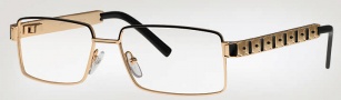 Caviar 4858 Eyeglasses Eyeglasses - (16) Brown w/ Dark Brown Leather 