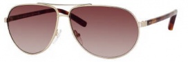 Tommy Hilfiger 1005/S Sunglasses Sunglasses - OUKQ Semi Matte Gold Havana (JD Brown Gradient Lens)
