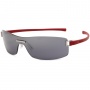 Tag Heuer Club 7509 Sunglasses Sunglasses - 106 Dark Red Temples / Grey Shield