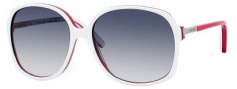 Tommy Hilfiger 1011/N/S Sunglasses Sunglasses - OUNJ White Blue Red (08 Dark Blue Gradient Lens)