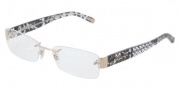 Dolce & Gabbana DG1218 Eyeglasses Eyeglasses - 1077 Pale Gold / Black Crocodile