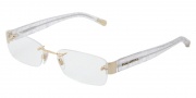 Dolce & Gabbana DG1218 Eyeglasses Eyeglasses - 1078 Gold / White Crocodile
