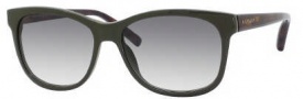 Tommy Hilfiger 1985/S Sunglasses Sunglasses - 0UOE Khaki Dark Havana (lF Brown Gradient Azure Lens)