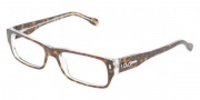 D&G DD1204 Eyeglasses Eyeglasses - 556 Havana on Crystal