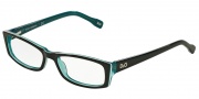 D&G DD1212 Eyeglasses Eyeglasses - 1870 Black Turquoise White 