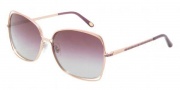 Tiffany & Co. TF3026B Sunglasses Sunglasses - 60484I Pink Gold / Plum Gradient Gray