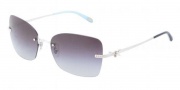 Tiffany & Co. TF3027B Sunglasses Sunglasses - 60473C Silver / Gray Gradient