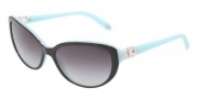Tiffany & Co. TF4045 Sunglasses Sunglasses - 80553C Top Black on Azure / Gray Gradient