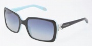 Tiffany & Co. TF4047B Sunglasses Sunglasses - 80553C Top Black on Azure / Gray Gradient