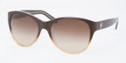 Tory Burch TY7032 Sunglasses Sunglasses - 101013 Brown Amber Fade / Brown Gradient
