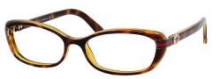 Gucci 3200 Eyeglasses Eyeglasses - 0UOO Chocolate Havana