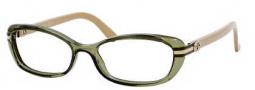 Gucci 3200 Eyeglasses Eyeglasses - 03lO Green Natural