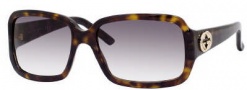 Gucci 3159/S Sunglasses Sunglasses - 0086 Dark Havana (44 Dark Gray Gradient Lens)