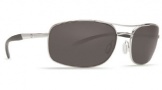 Costa Del Mar Seven Mile RXable Sunglasses Sunglasses - Satin Palladium