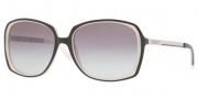 DKNY DY4072 Sunglasses Sunglasses - 349011 Black-White Horn / Gray Gradient